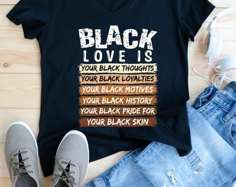 BLACK LOVE IS tshirt design, Afro T-shirt Svg, African American Svg, Juneteenth Svg, Black Women Shirt, Png, Cricut, Silhouette