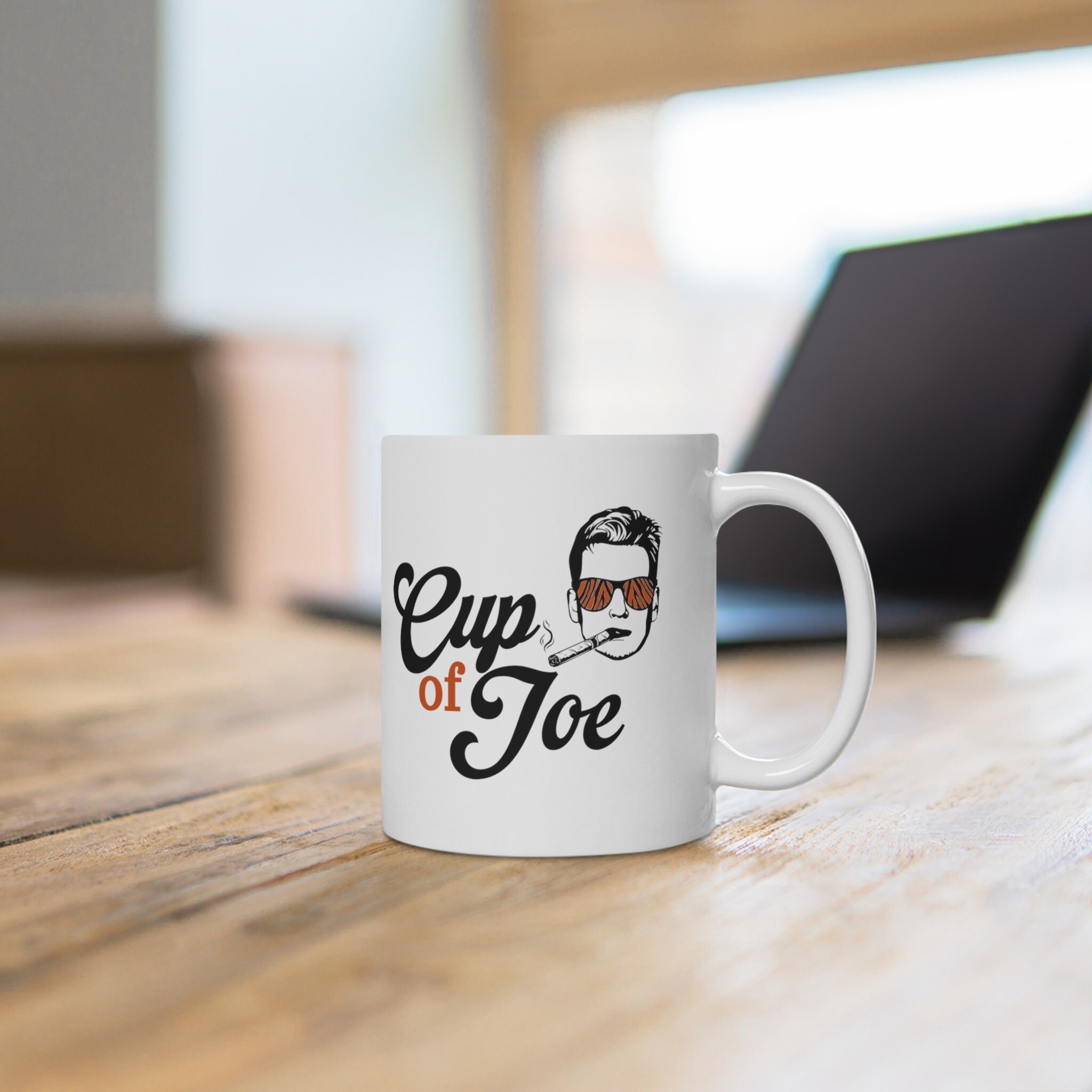 Hot Cup of Joe Burrow Coffee Mug, Funny Joe Burrow Mug, Bengals Fan