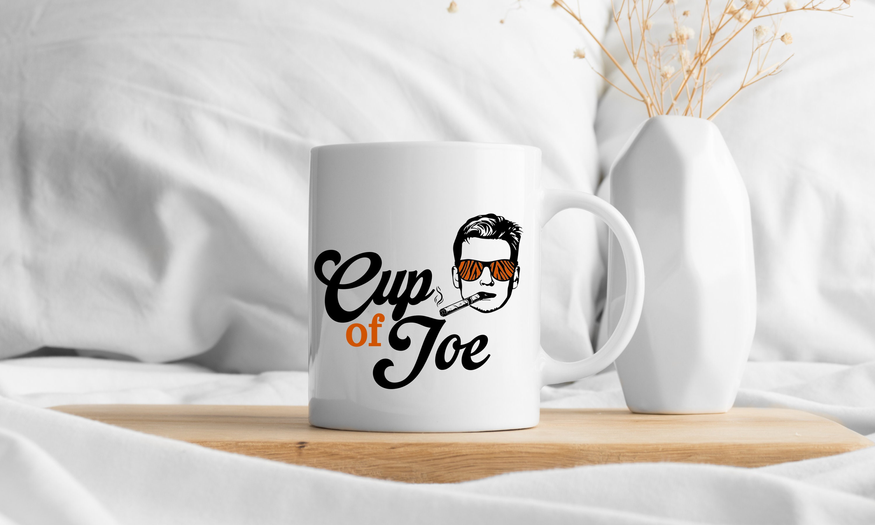 Hot Cup of Joe Burrow Coffee Mug, Funny Joe Burrow Mug, Bengals Fan