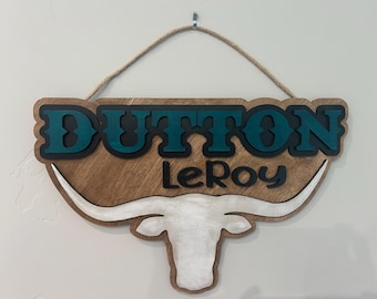 znak do sypialni w stylu western