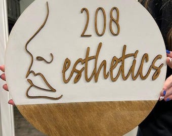 Niestandardowy wieszak na drzwi biznesowe 14"