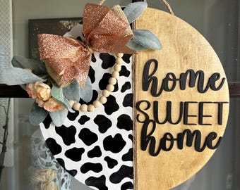 Wieszak na drzwi „Dom słodki dom”