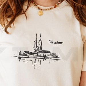 Polish Tshirt, Wroclaw Tshirt, Wroclaw Shirt, Polska Koszulka, Koszulka z Wroclawia, Polish Gift, Shirt for Polish woman, I love Wroclaw,