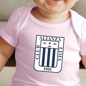 Peruvian Infant Baby Rib Bodysuit, baby onesies, Alianza Lima, Baby Peru, Baby Peruano, Moda Peruana, Nino Peruano,
