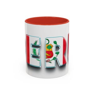 Peruvian Coffee Mug  Colorful Andean Design | Ceramic Mug Inspired by Peru | Unique Gift for Coffee Lovers