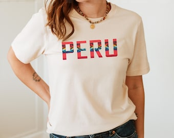 Peruvian Pride T Shirt, Peru Shirt for Men and Women