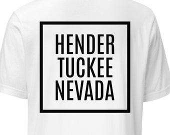 Hendertuckee NV: Muestra el orgullo de tu ciudad con esta camiseta suave y cómoda