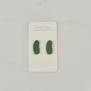 Pickle - Polymer Clay Earrings