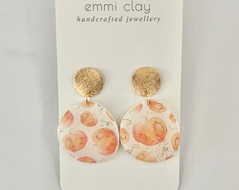 Pumpkin Patch - Polymer Clay Earrings