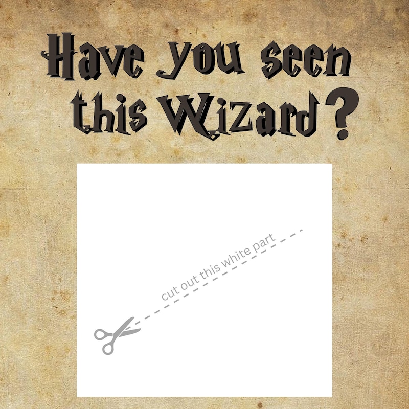 Have You Seen This Wizard Poster Etsy