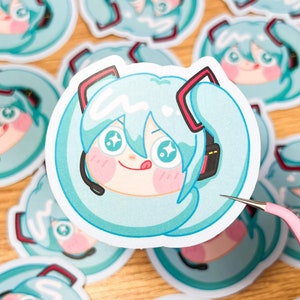 Vinyl Sticker | Hatsune Miku Dango | Waterproof & Fade-Resistant |