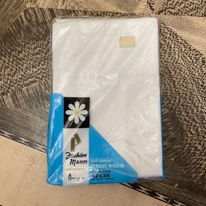Vintage Fashion Manor 100% Cotton Strong Muslin Pillowcases 42x36 Inches 2-Pack