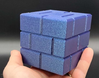 Twisty Puzzle Box 3D Gedrucktes Backsteindesign