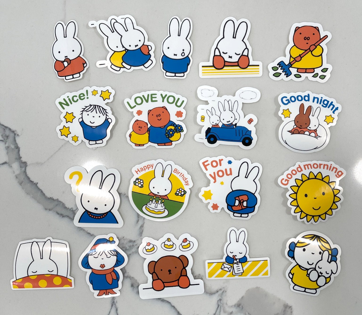 New Miffy Stickers 🐇 #miffy #miffyandfriends #miffybunny