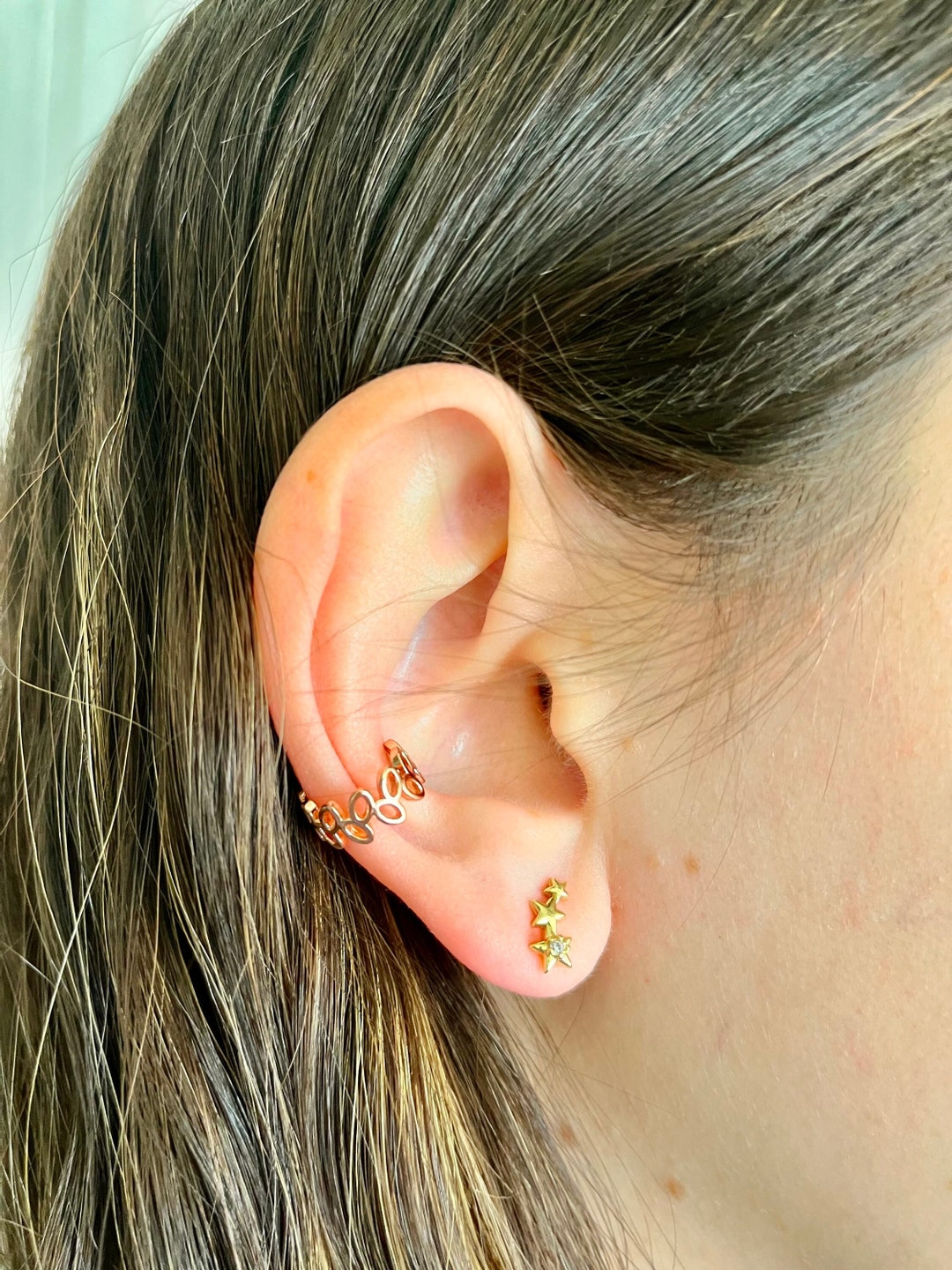 Small Ear Cuff, Ear Wrap, Gold Ear Cuff, No Piercing Ear Cuff