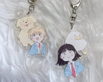 Skip and Loafer keychain Japanese anime charm