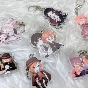 Japanese chuuya dazai keychain bsd