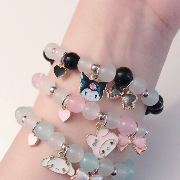 Sanrio characters bracelet melody cinnamoroll kuromi pompompurin