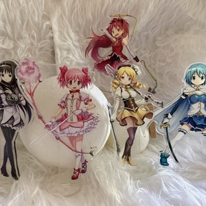 Japanese magica acrylic stand anime standee mini figure cake topping decoration