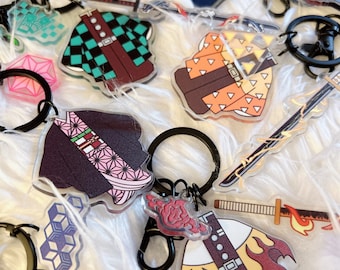 Japanese anime character acrylic keychain