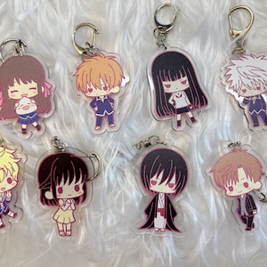 Japanese anime fruits basket acrylic keychains