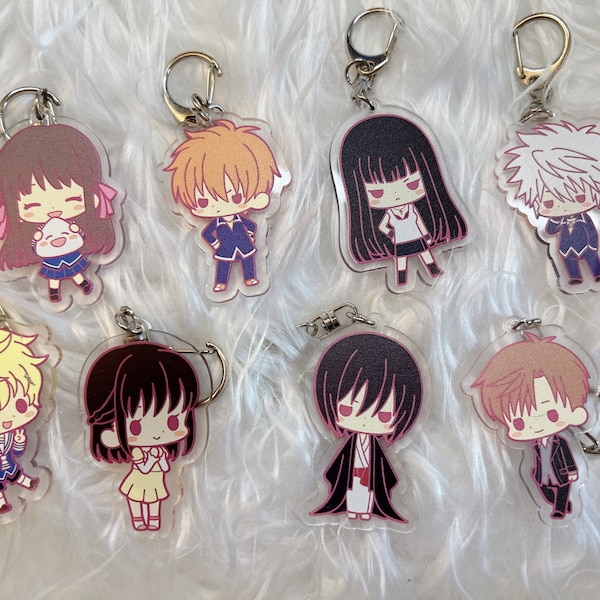 Japanese anime fruits basket acrylic keychains