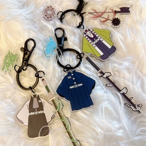 thumbnail image 2 of Anime Character Keychain With Moving Ears & Tail - Acrylic Collectible Keychains 2 of 14