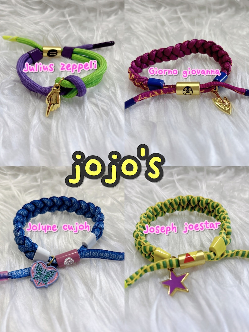 Anime bracelets Josuke Shenron accessories image 2