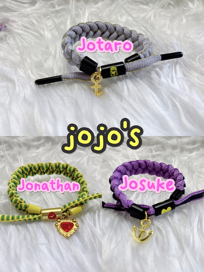 Anime bracelets Josuke Shenron accessories image 3