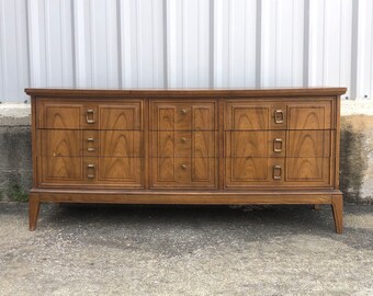 SOLD Vintage Mid Century Dixie Triple Dresser