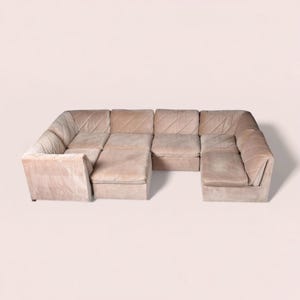 Vintage Modular Sectional Pit Sofa Couch Bernhardt 70s 80s