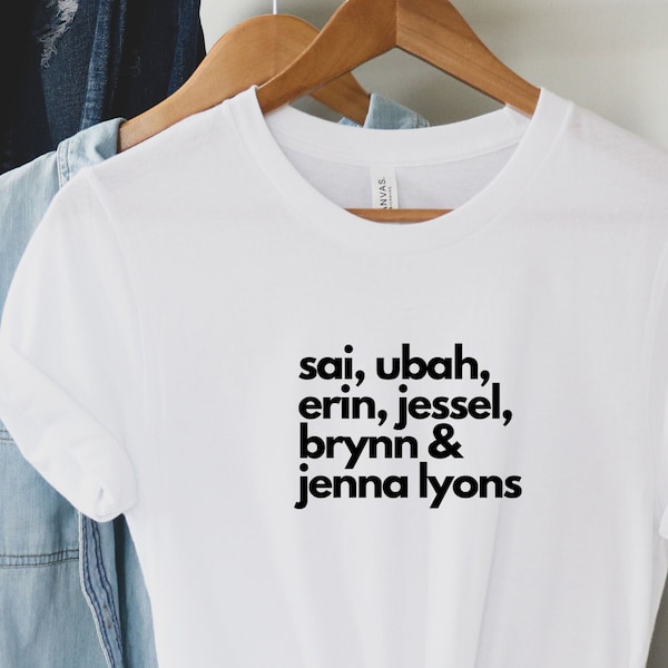 RHONY Reboot Name Shirt Real Housewives of New York City new cast ubah jenna lyons sai brynn erin jessel manhattan brooklyn hamptons bravo