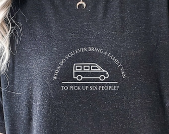 Real Housewives of Orange County Vicki Gunvalson Family Van para seis personas Funny Bravo Gift RHOC Housewife regalo divertido camiseta de algodón