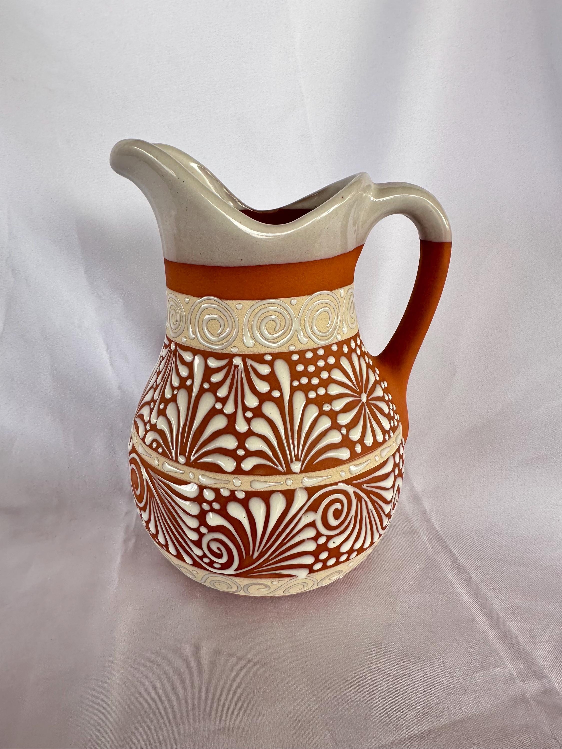 Cielito Lindo Inspired Pitcher; Mexican Handmade Pitcher Talavera