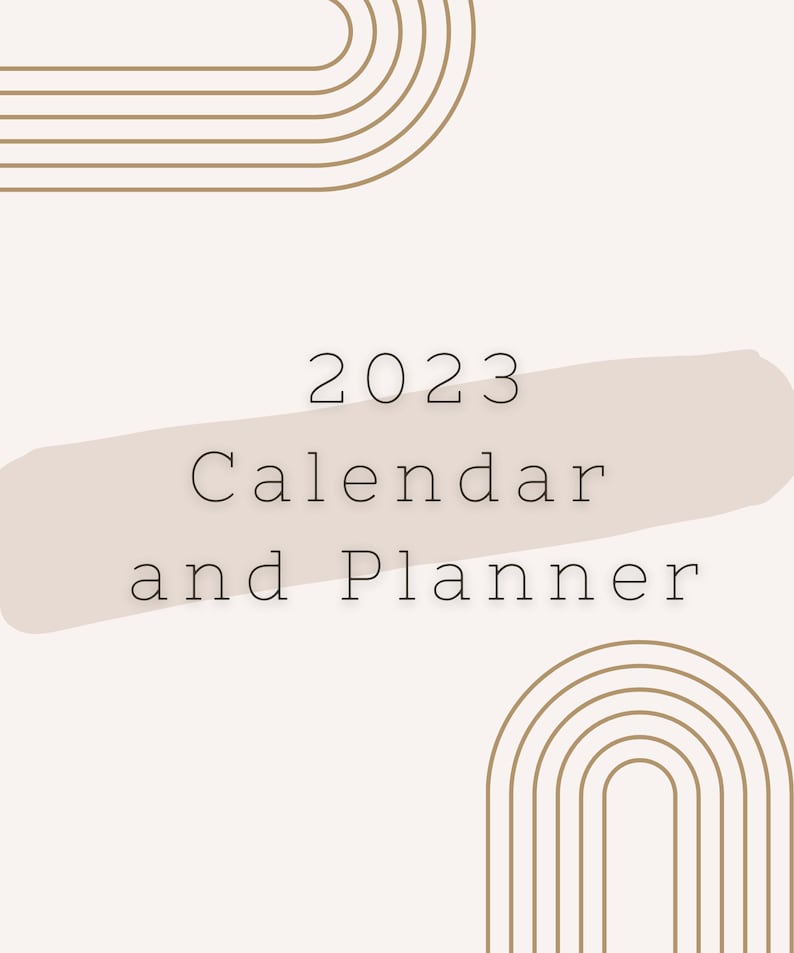 Printable Calendar - Etsy