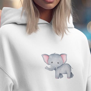Adorable Elephant Sweatshirt, Souther Sweatshirt, Boho Shirt, Elephant Shirt, Adorable Elephant Shirt,