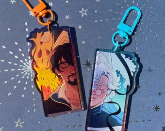 Qifrey and Olruggio Witch hat Atelier Keychain