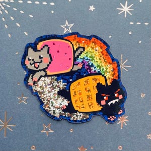 Nyan Cat and Tac Nayn sticker