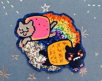 Nyan Cat and Tac Nayn sticker