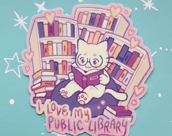 I love my Public Library Sticker