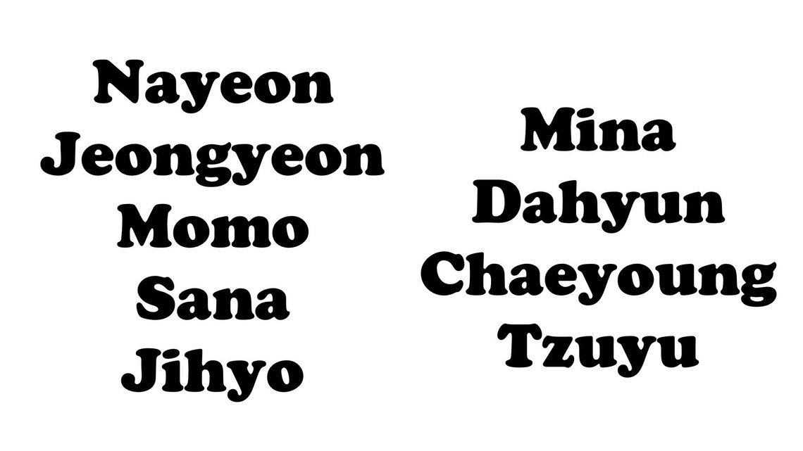 Twice Candy Bong Z Lightstick Decals Choose Member Etsy