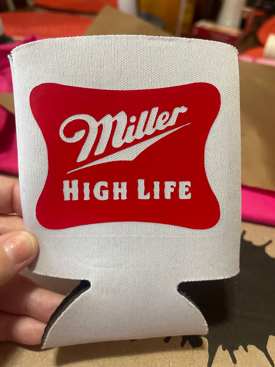 Miller High Life Koozie Etsy