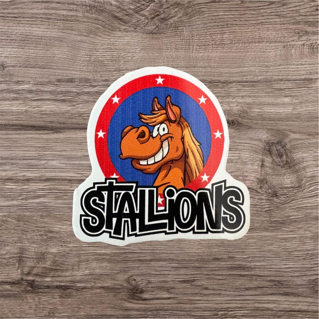 Stallions Sticker, Custom Mascot Sticker, School Spirit Sticker, Let’s ...