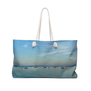 Sunset on the Bay #1, Penobscot Bay, Maine - Weekender Bag