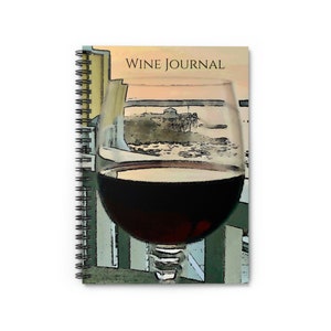 Dock on Red, Penobscot Bay, Maine - Spiral Notebook - Ruled Line Journal