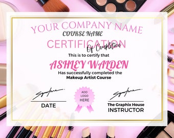 DIY Makeup Services Flyer, Lista De Precios De Maquillaje, Certificación, Folleto De Venta De Maquillaje, Folleto de Redes Sociales, Folleto Prefabricado, Folleto Lash