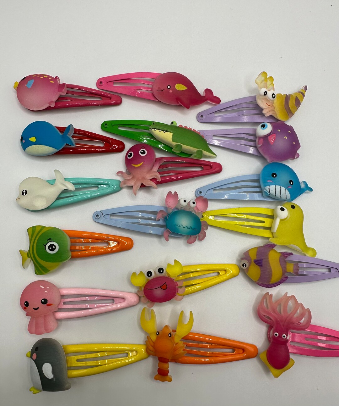 Sea Animals Hair Clips Etsy