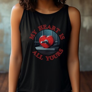 Valentines day tank top shirts for women workout shirts gym t-shirts for women valentines t-shirt exercise shirt gym tee ladies top happy