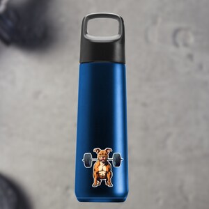 Pitbull Barbell Kiss-Cut Stickers Crossfit
