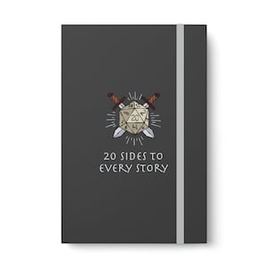 DnD inspired Color Contrast Notebook - Ruled